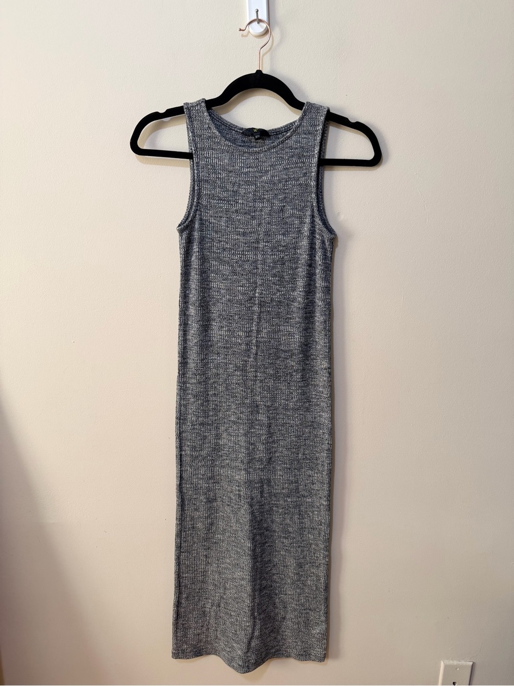 George Gray Sleeveless Ribbed Midi Dress